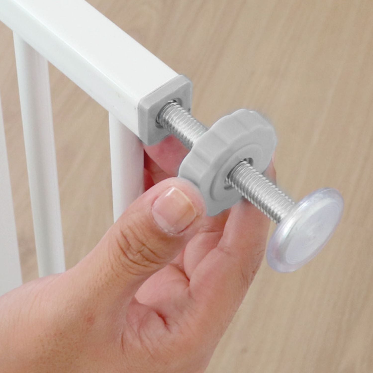 REJA DE SEGURIDAD BEBE MASCOTA DOBLE SEGURO 75 A 82 CM - 2