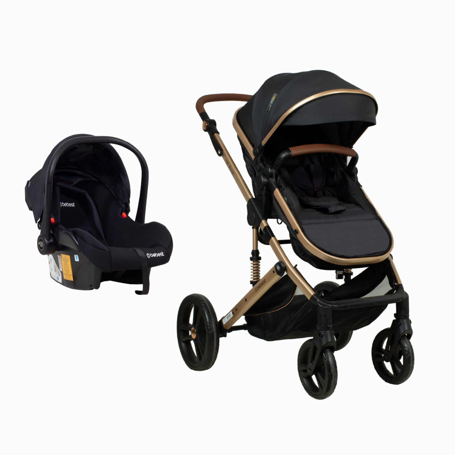 COCHE CUNA TRAVEL SYSTEM OFFROAD NEGRO - 1