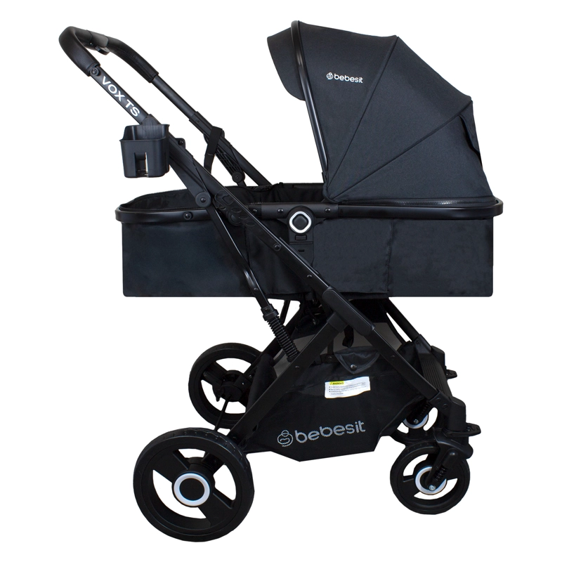 COCHE CUNA PASEO VOX NEGRO BEBESIT - 3