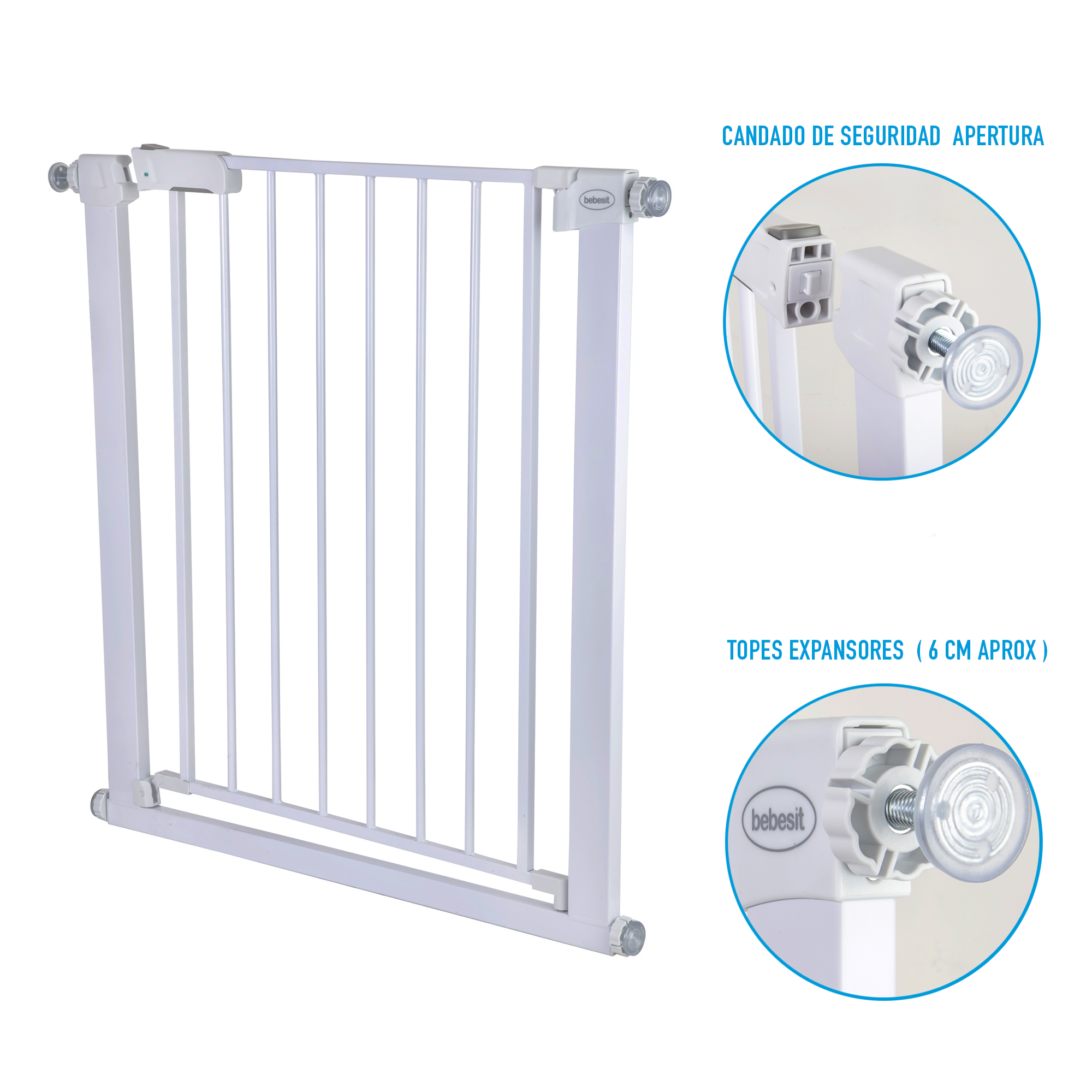 REJA DE SEGURIDAD PARA PUERTA METALICA DOO GATE IL BEBESIT - 2