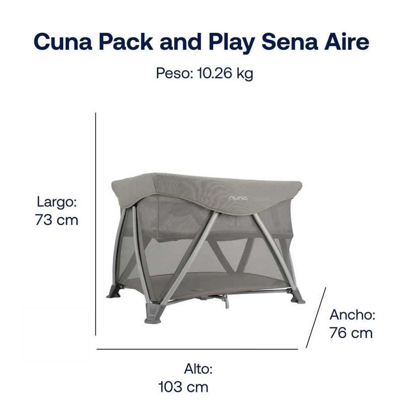 CUNA PACK AND PLAY SENA AIRE FROST - 6