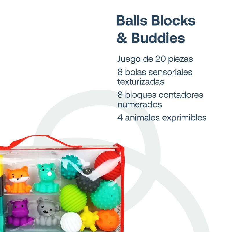 JUGUETE BEBE  INTERACTIVO BALLS BLOCKS BUDDIES INFANTINO - 2