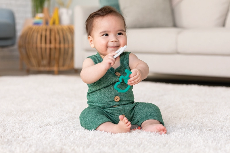 JUGUETE BEBE  TEETHER&RATTLES BABY GIF INFANTINO - 4