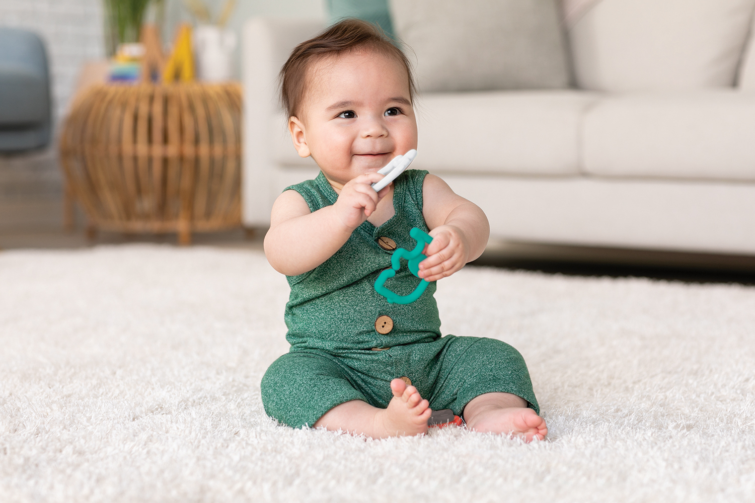 JUGUETE BEBE TEETHER&RATTLES BABY GIF INFANTINO - 4