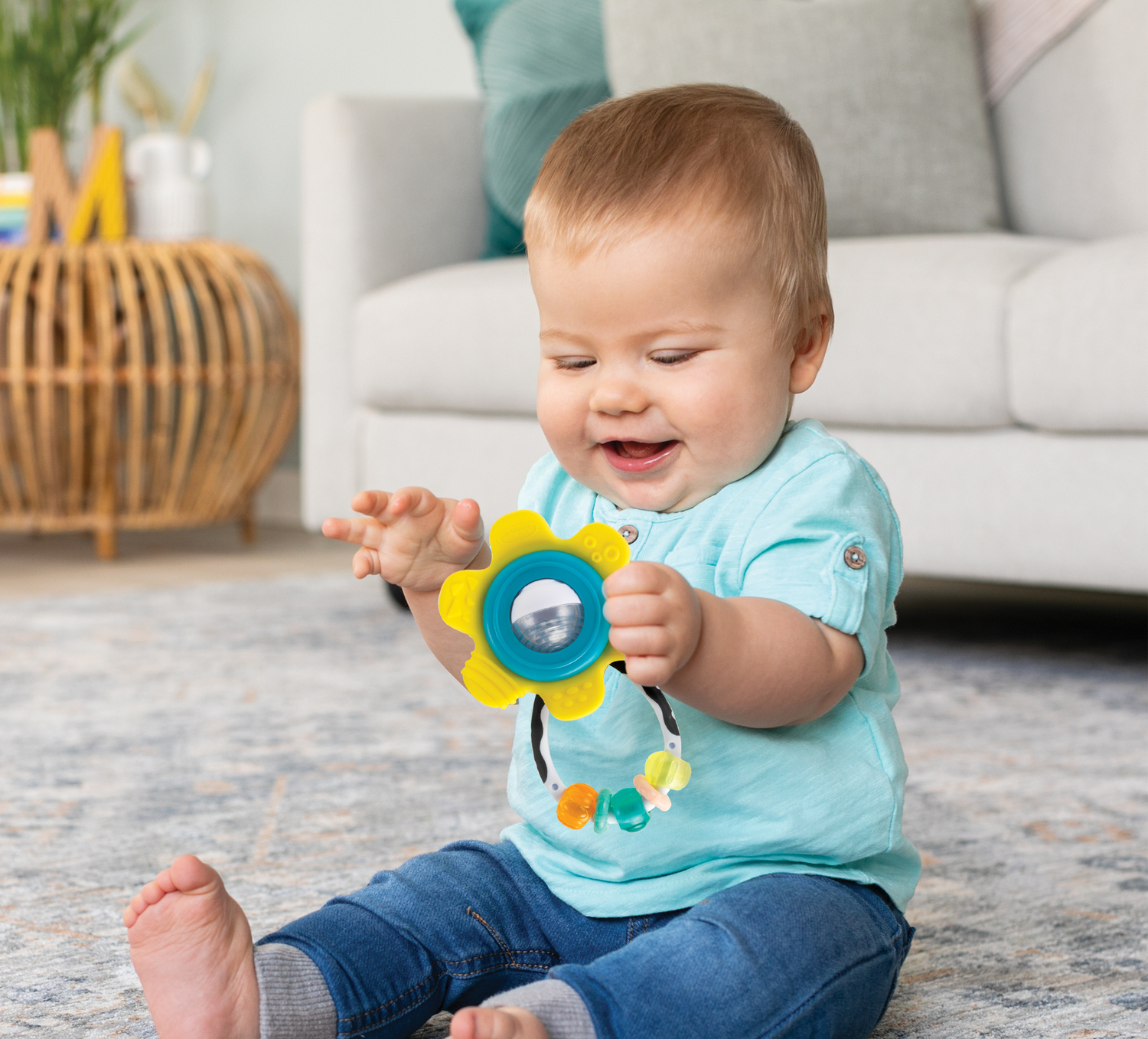 JUGUETE BEBE TEETHER&RATTLES BABY GIF INFANTINO - 5
