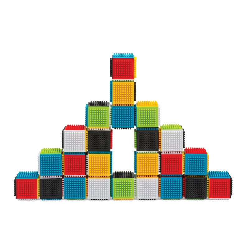 SET DE BLOQUES PRESS & STAY SENSORY BLOCKS INFANTINO - 1