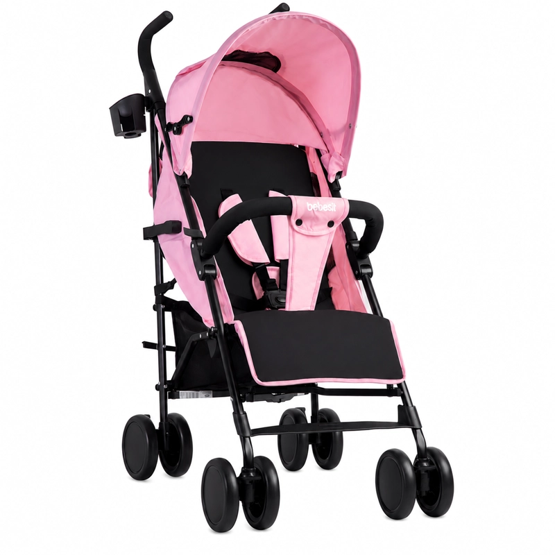 COCHE PARAGUA KRONOS ROSADO BEBESIT - 1