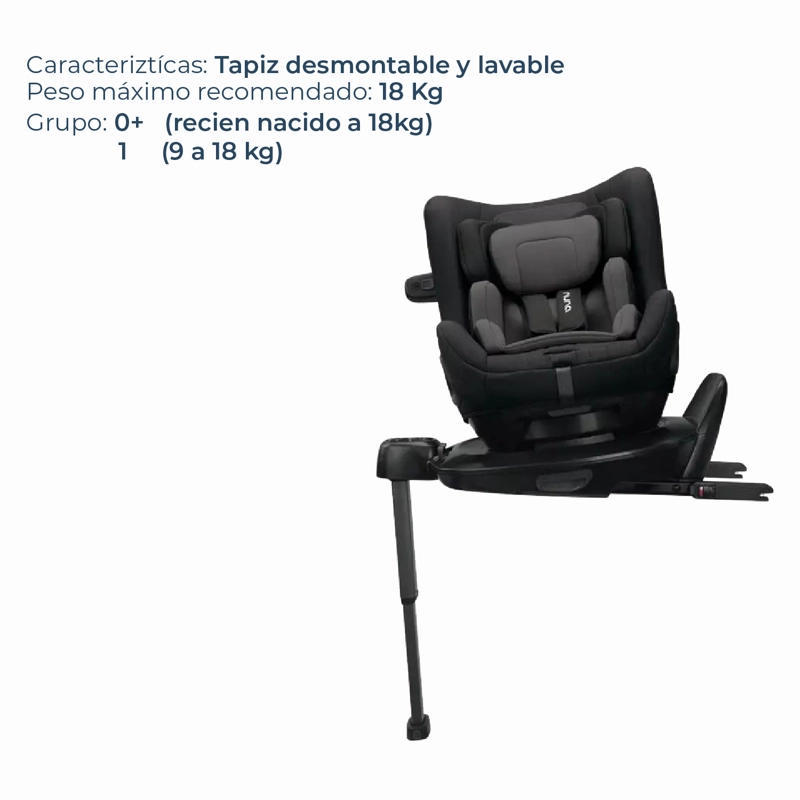 SILLA DE AUTO CONVERTIBLE TODL NEXT CAVIAR - 4