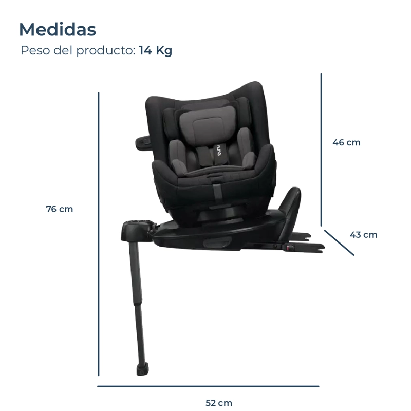 SILLA DE AUTO CONVERTIBLE TODL NEXT CAVIAR - 7