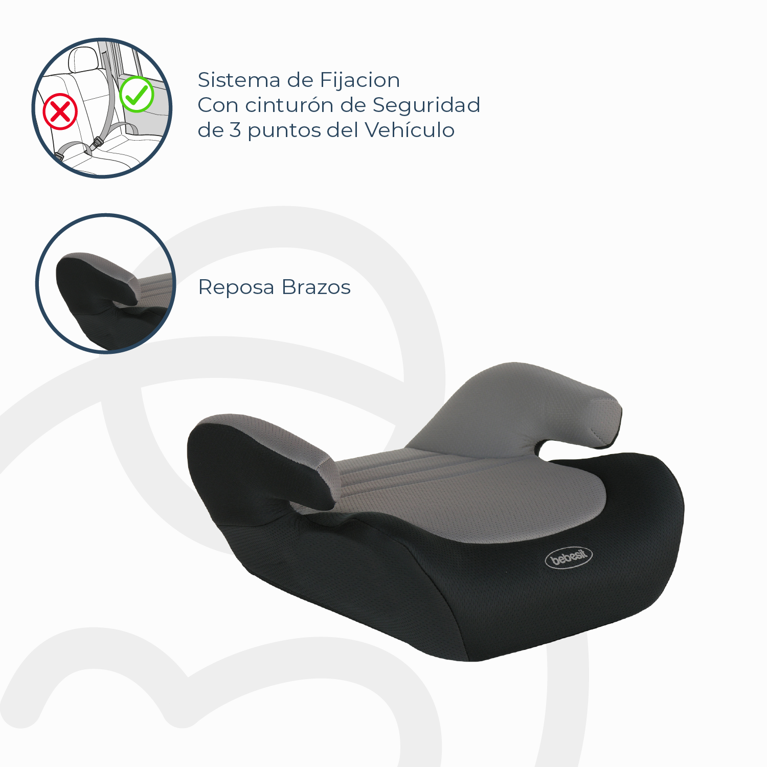 ALZADOR BEBESIT CS101 GRIS - 4