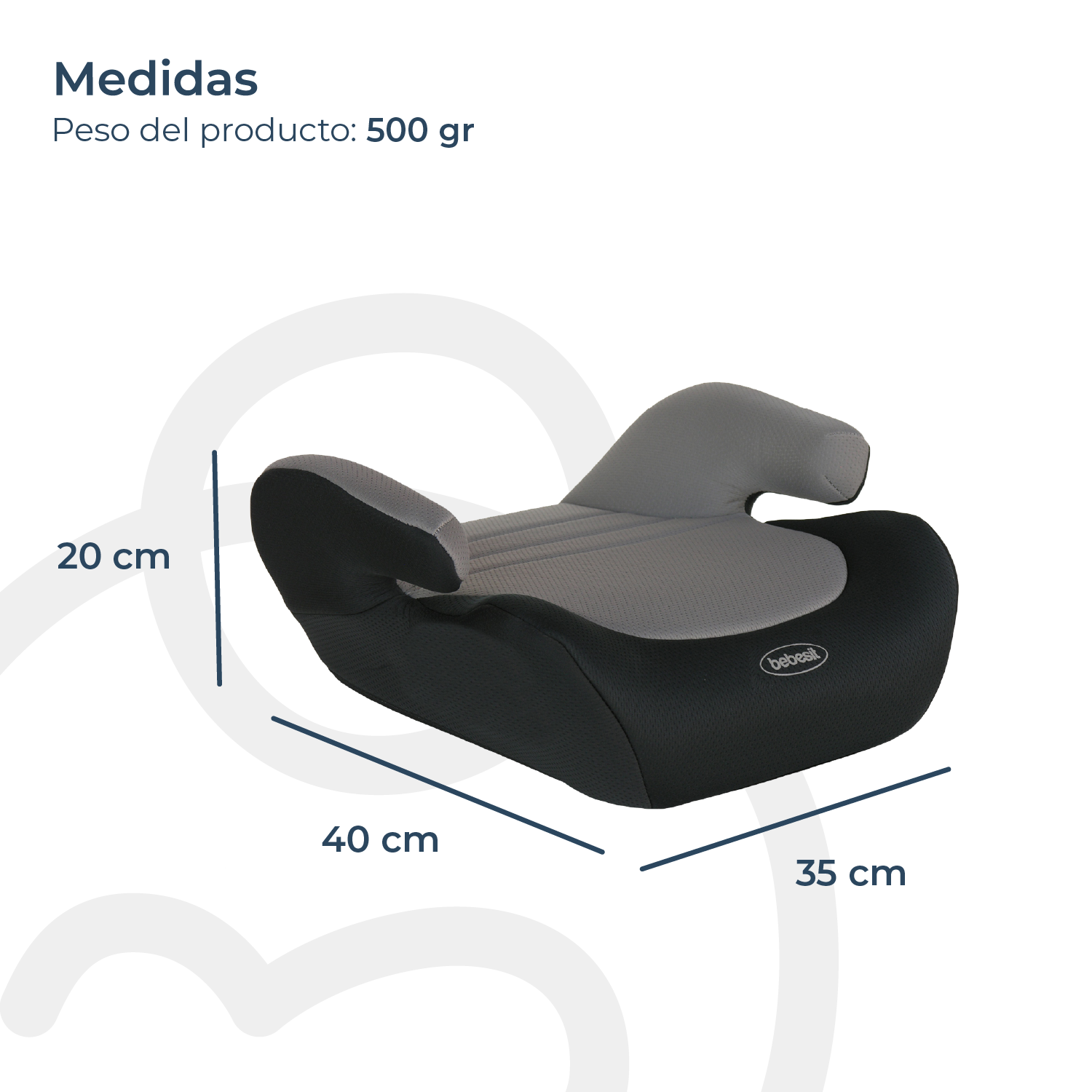 ALZADOR BEBESIT CS101 GRIS - 5