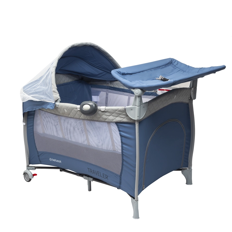 CUNA PACK AND PLAY TRAVELER AZUL - 1