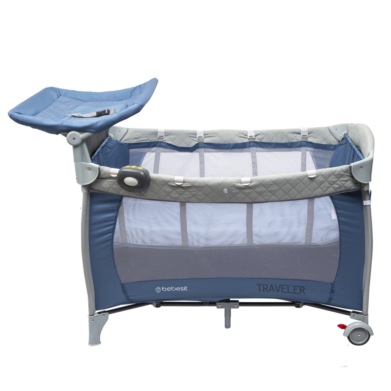 CUNA PACK AND PLAY TRAVELER AZUL - 4