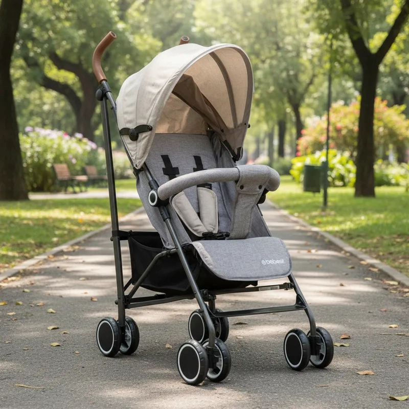 COCHE PARAGUA CLAP MELANGE BEIGE - 2
