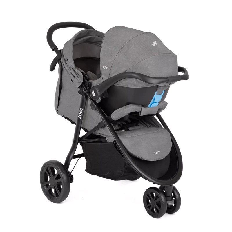 COCHE TRAVEL SYSTEM LITETRAX 3 PEBBLE JOIE - 2