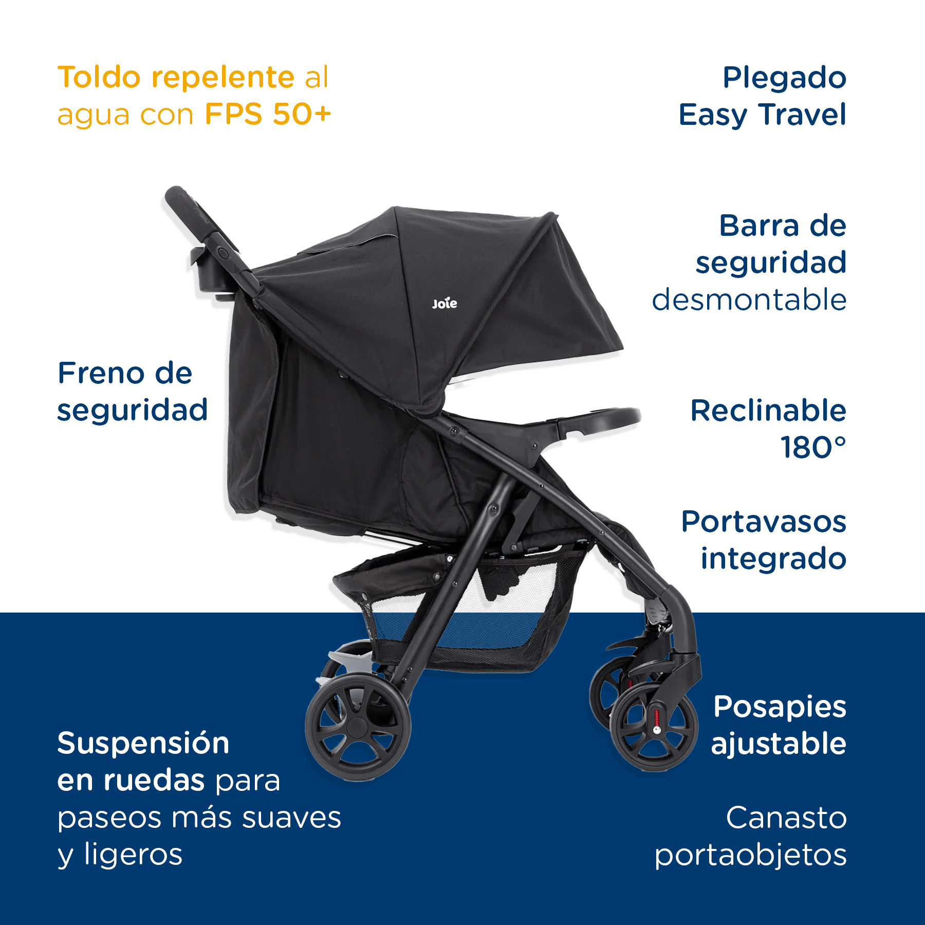 COCHE DE PASEO MUZE LX COAL JOIE - 7