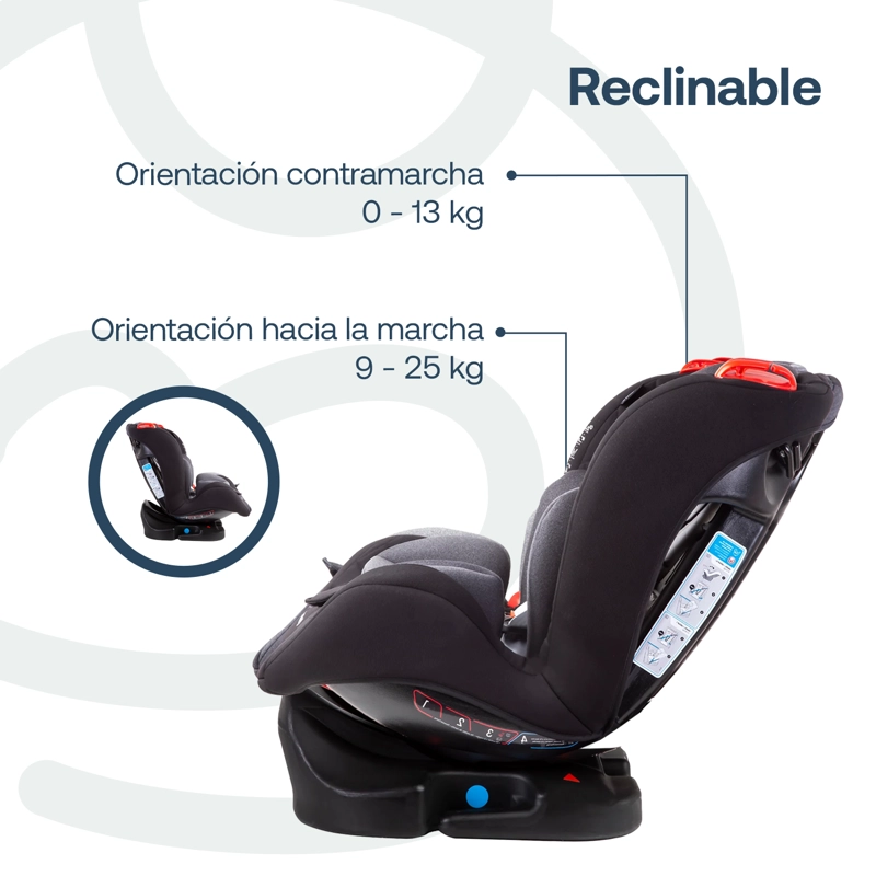 SILLA DE AUTO ARIES DARK GREY - 5