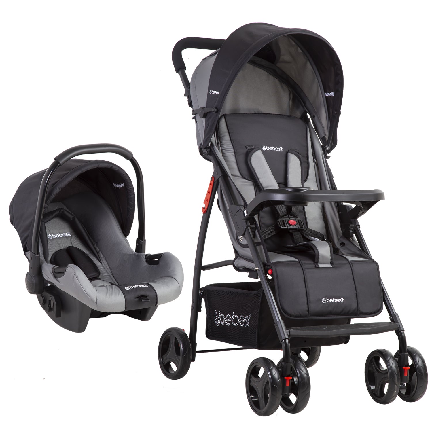 COCHE TRAVEL SYSTEM SUMMER GRIS - 1