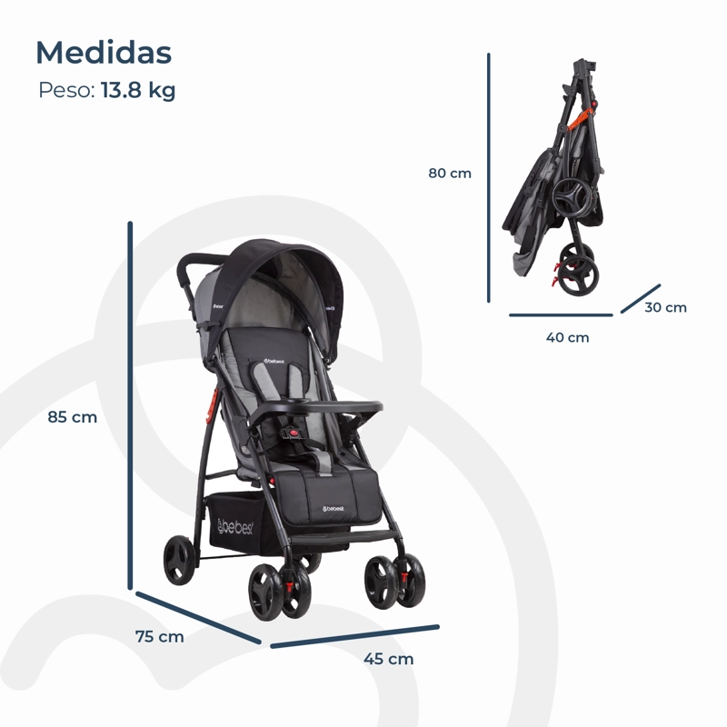 COCHE TRAVEL SYSTEM SUMMER GRIS - 7