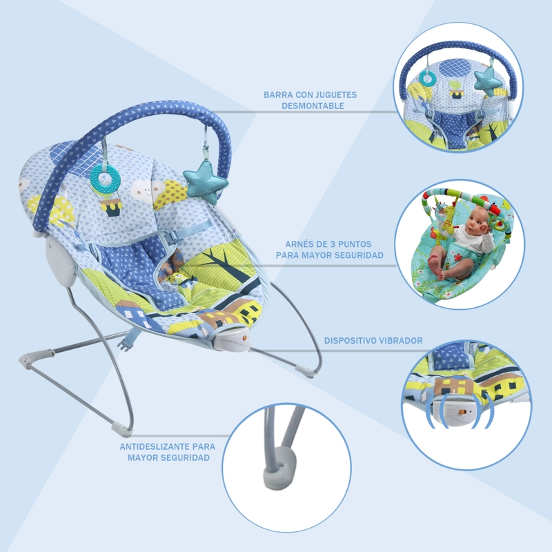 SILLA NIDO VIBRANTE 6787 CELESTE - 4