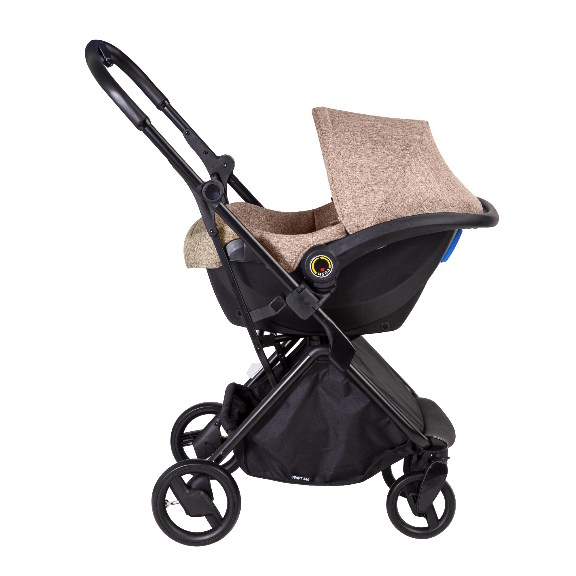COCHE TRAVEL SYSTEM SWIFT 360 BEIGE BEBESIT - 4