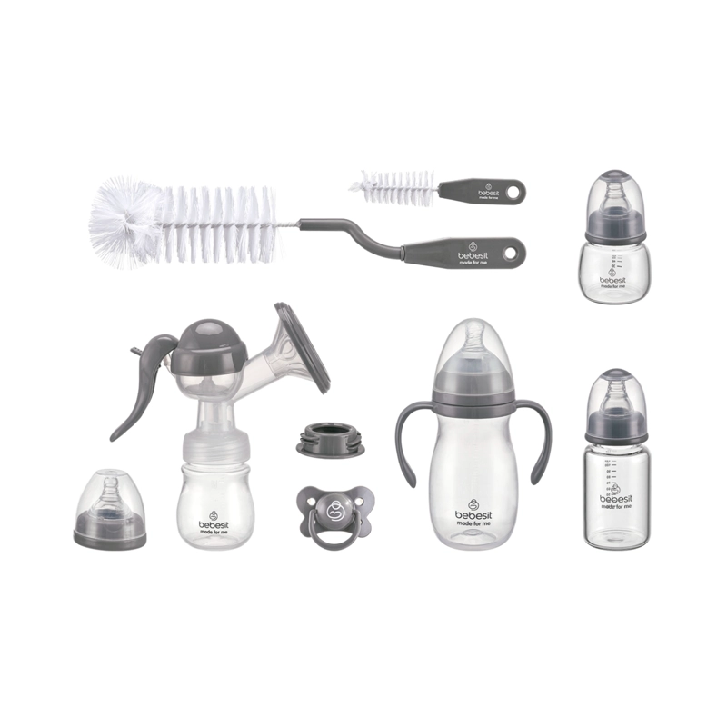 SET DE LACTANCIA 6 EN 1 MAMADERAS Y ACCESORIOS BEBESIT - 1