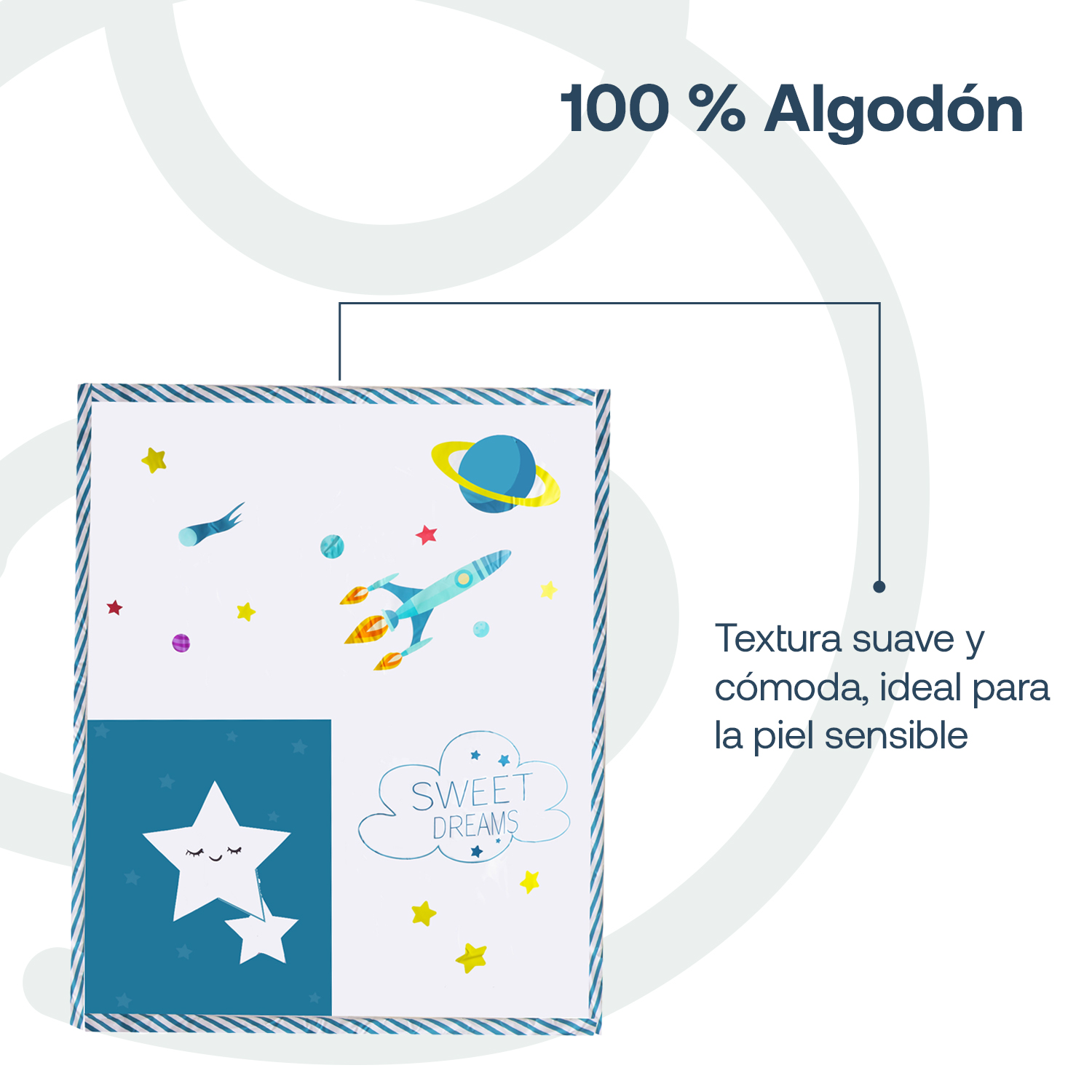 SET DE CUNA ESPACIAL 5 PIEZAS BEBESIT - 4