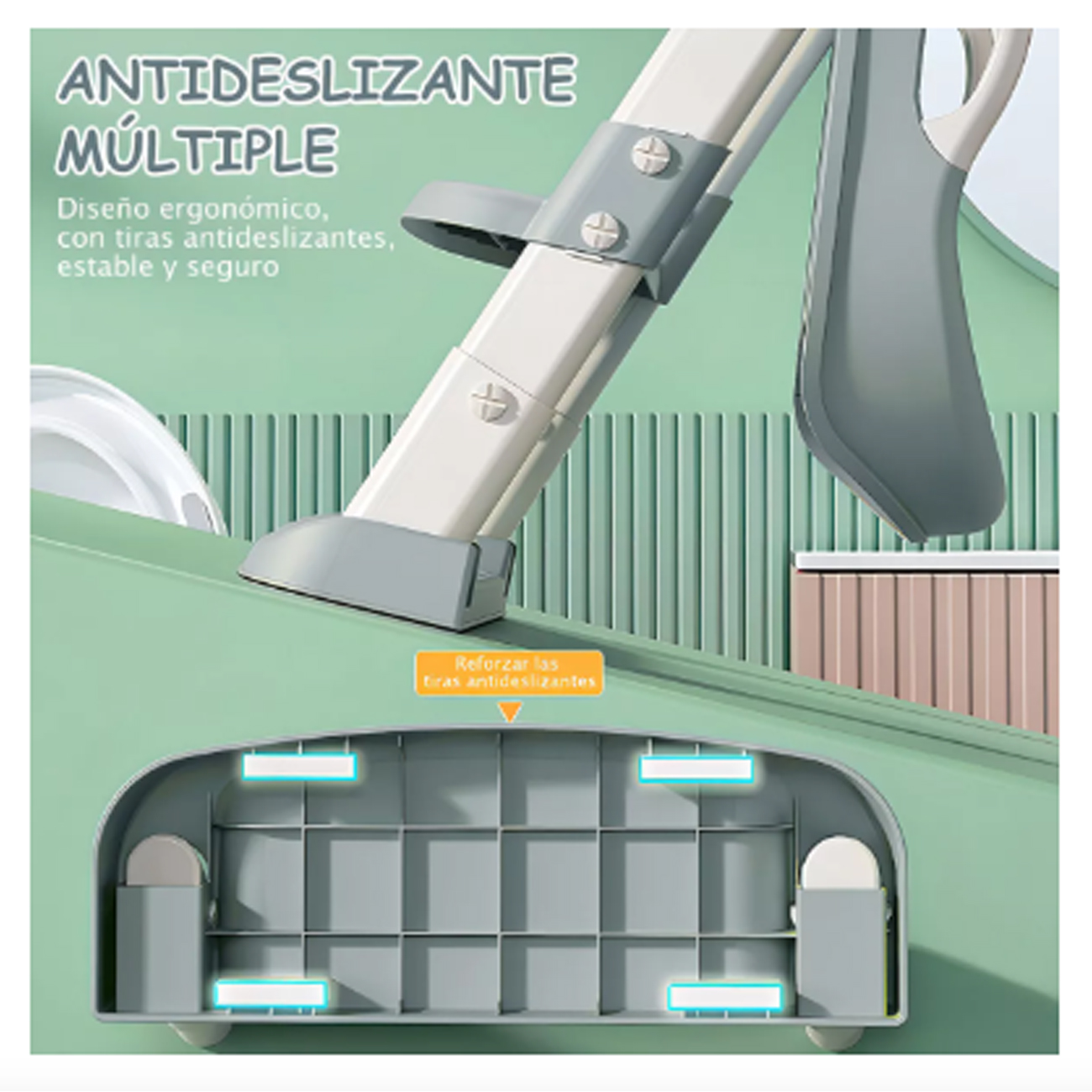 ASIENTO REDUCTOR CON ESCALERA PARA BAÑO ENTRANAMIENTO BEBE - 2