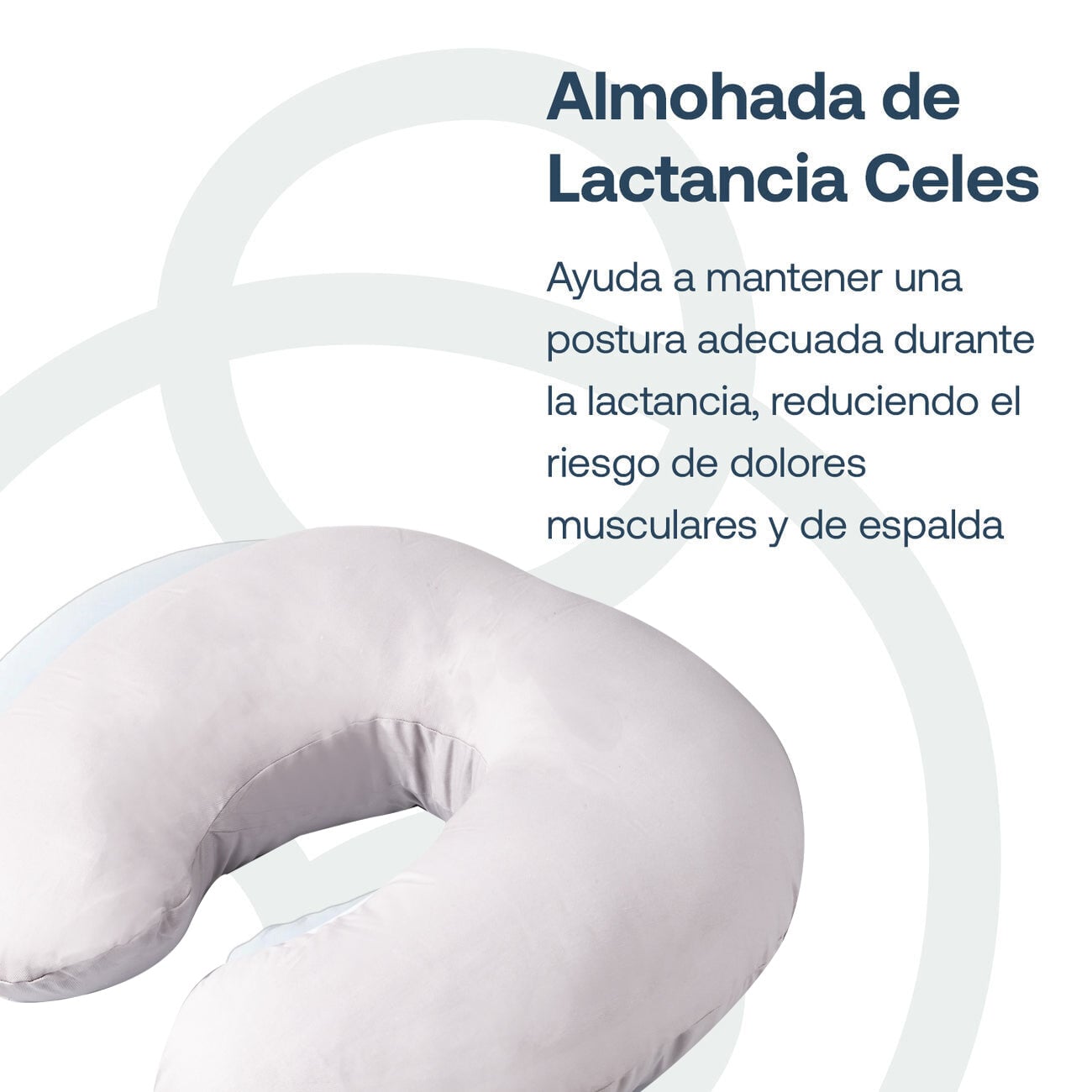 COJIN DE LACTANCIA GRIS BEBESIT - 2