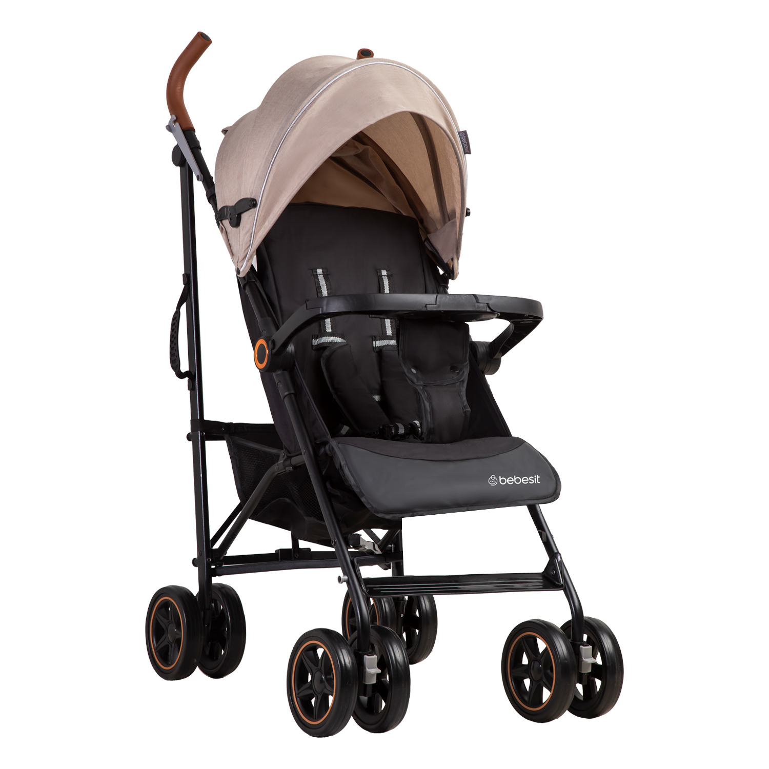 COCHE PARAGUA MAGIC RIDE BEIGE BEBESIT - 1