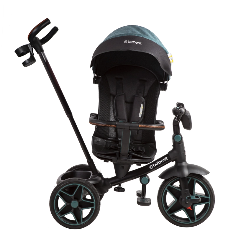 TRICICLO INFANTIL EXPLORER VERDE BEBESIT - 4