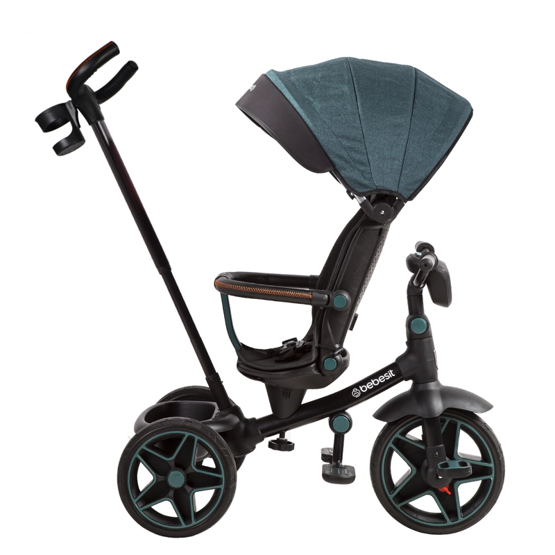 TRICICLO INFANTIL EXPLORER VERDE BEBESIT - 5