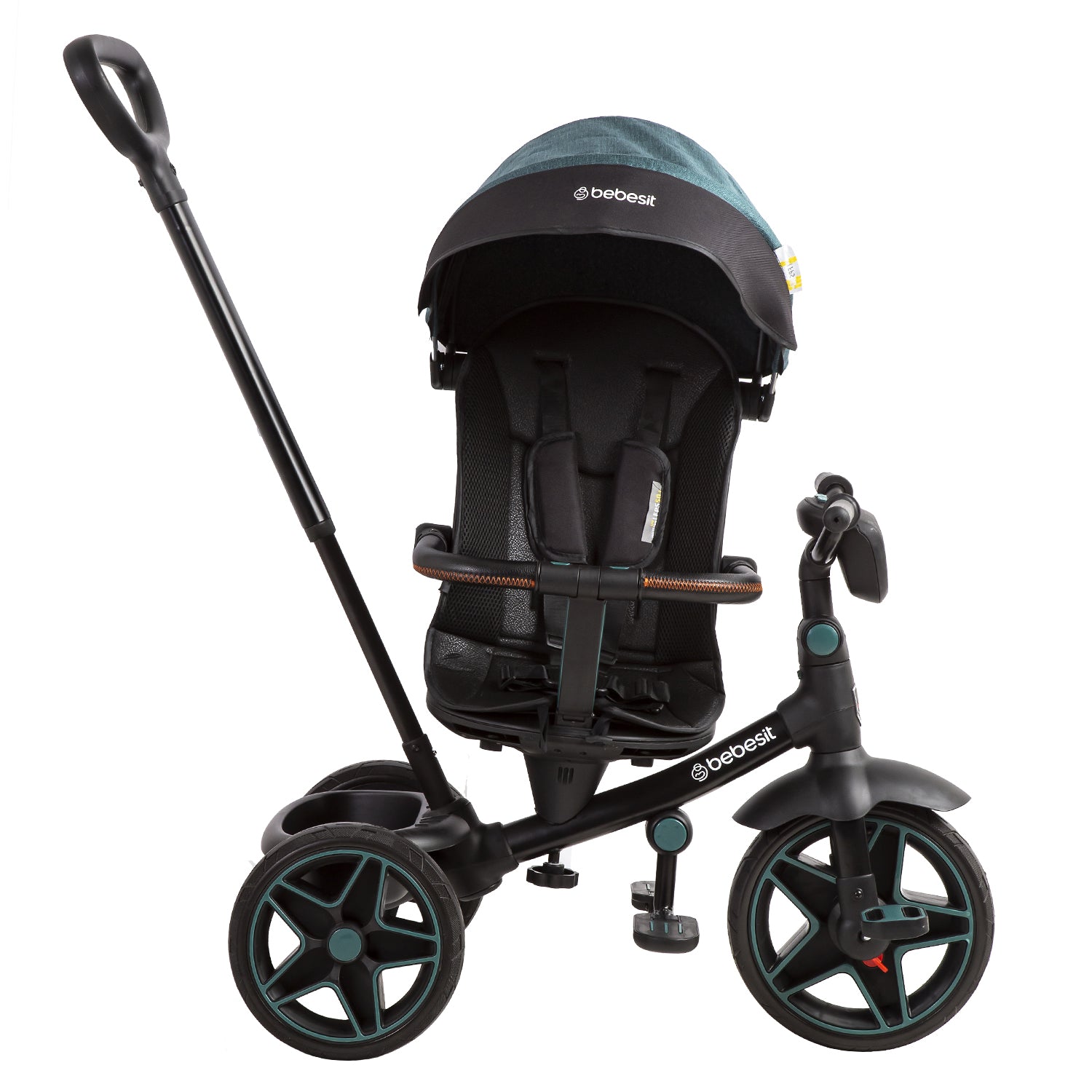 TRICICLO INFANTIL EXPLORER VERDE BEBESIT - 7