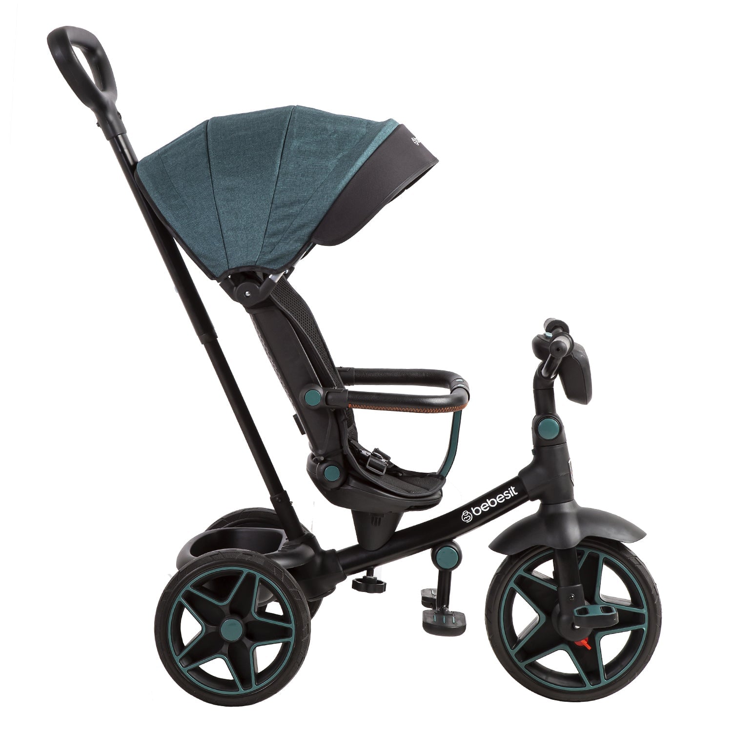 TRICICLO INFANTIL EXPLORER VERDE BEBESIT - 9