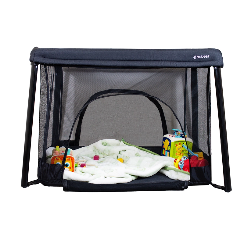 CUNA CORRAL 3 EN 1 ECLIPSE SAFE & SLEEP NEGRO BEBESIT - 3