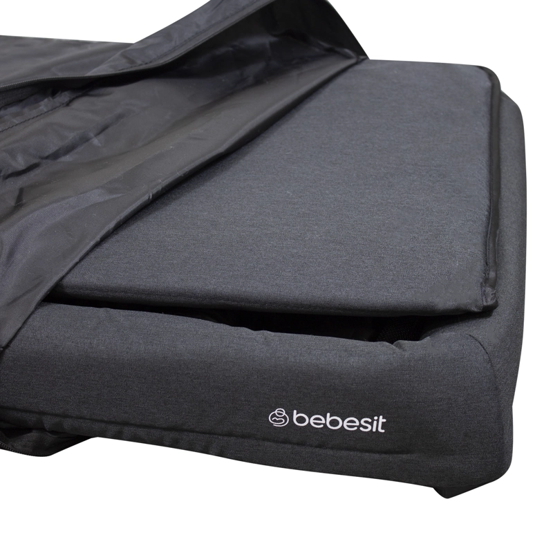 CUNA CORRAL 3 EN 1 ECLIPSE SAFE & SLEEP NEGRO BEBESIT - 4