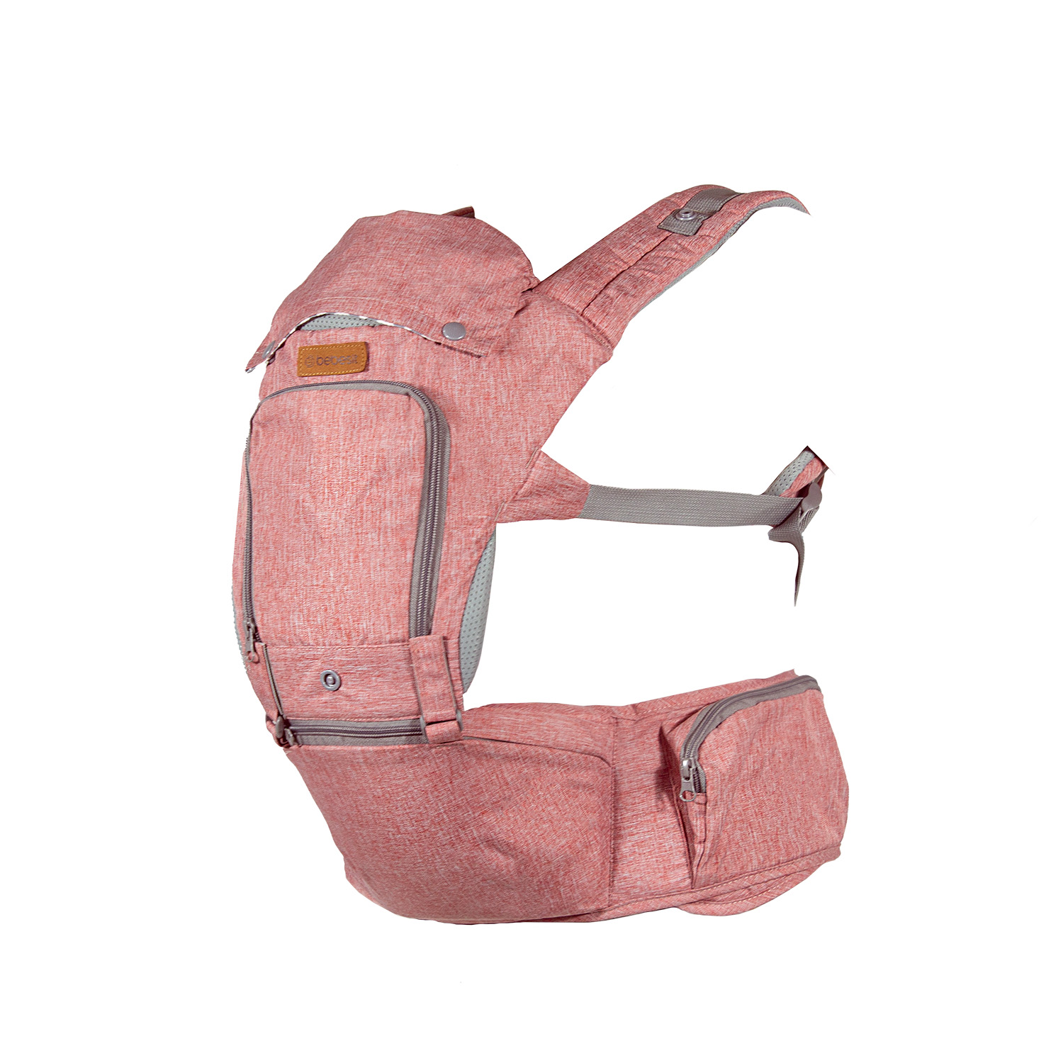 PORTA BEBE ARNÉS CON ASIENTO CUIDADOS CADERA HIP SEAT ROSADO - 1