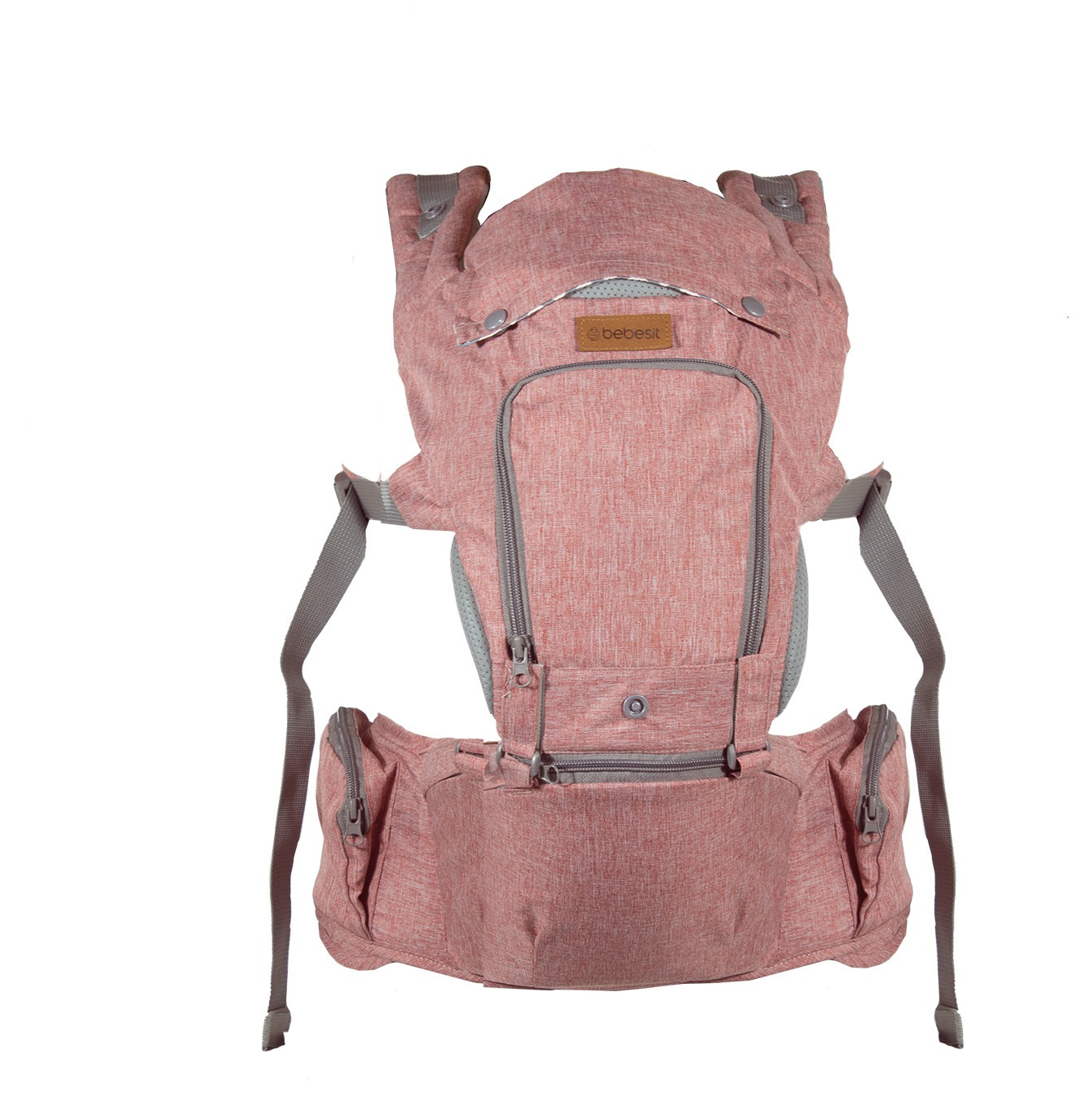 PORTA BEBE ARNÉS CON ASIENTO CUIDADOS CADERA HIP SEAT ROSADO - 2