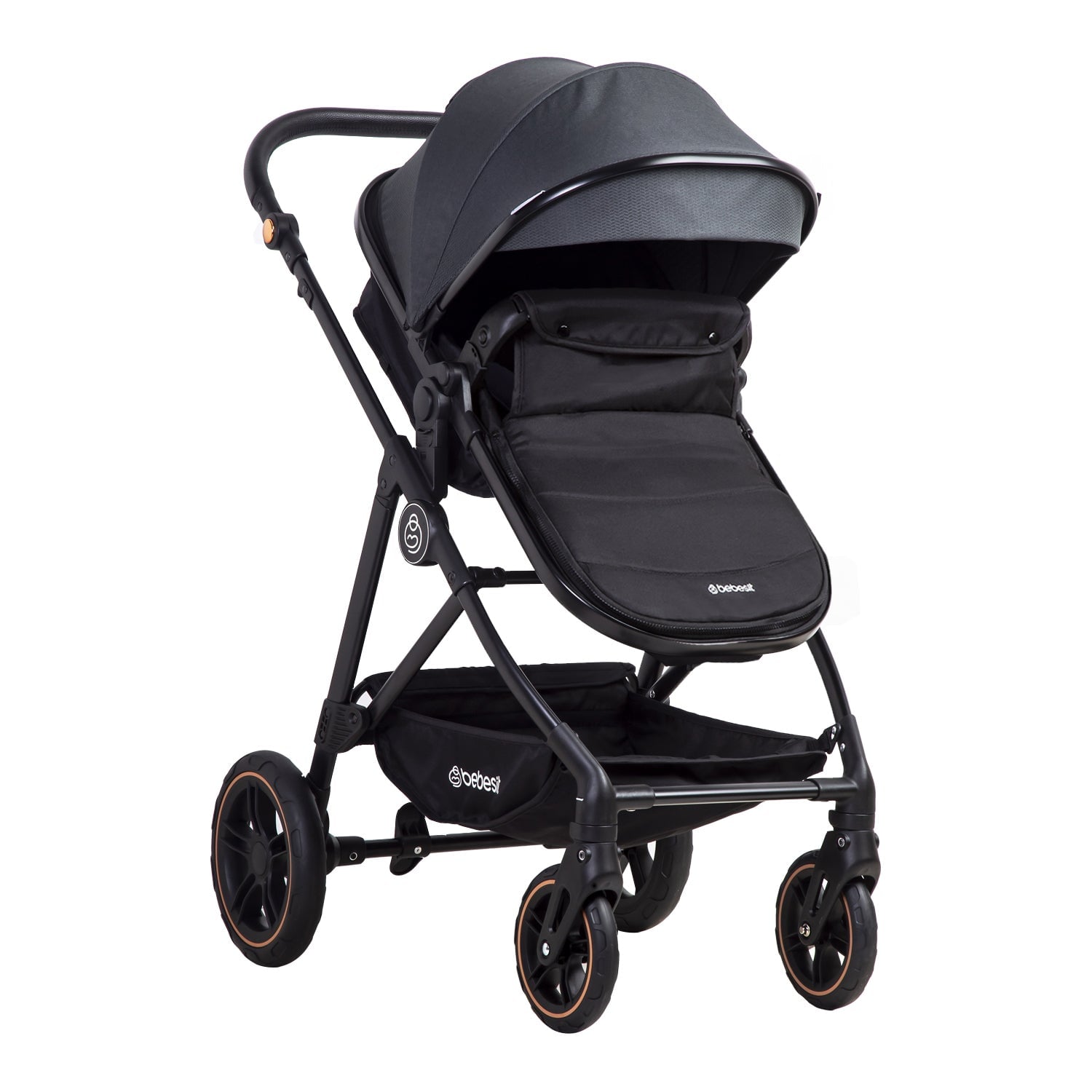 COCHE CUNA PASEO STREET GRIS BEBESIT - 2