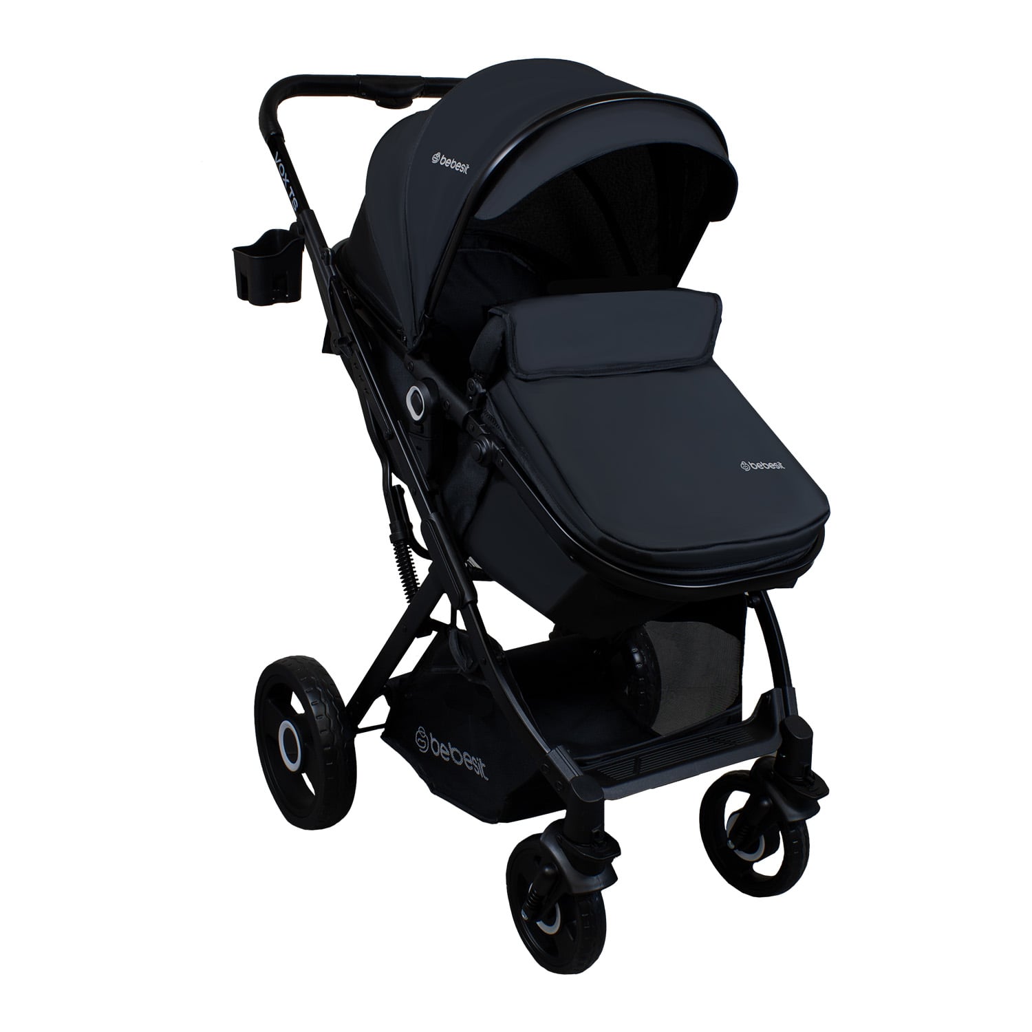 COCHE CUNA PASEO VOX NEGRO BEBESIT - 2