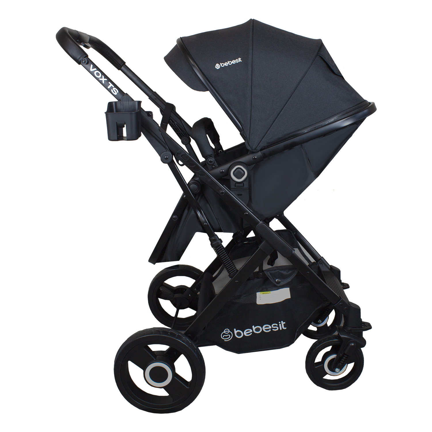 COCHE CUNA PASEO VOX NEGRO BEBESIT - 4