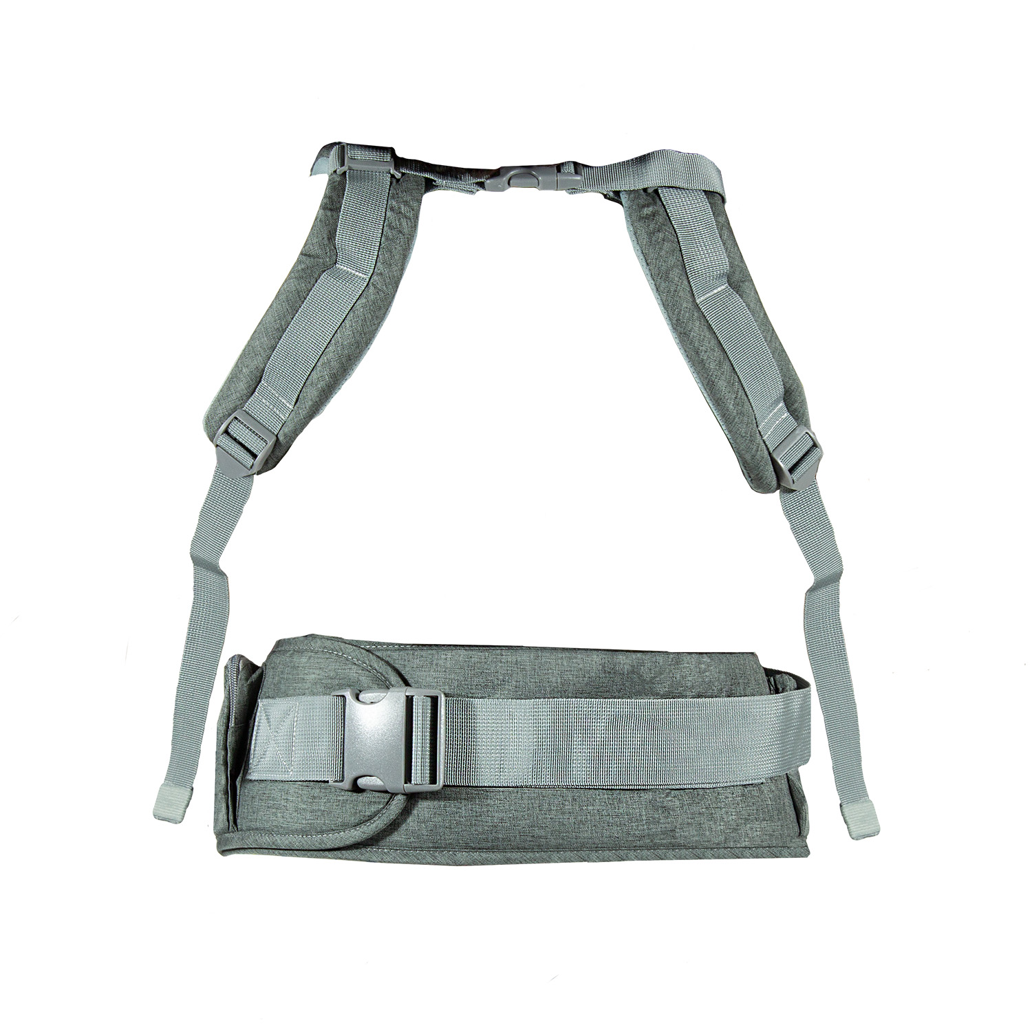 PORTA BEBE ARNÉS CON ASIENTO CUIDADOS CADERA HIP SEAT GRIS - 4