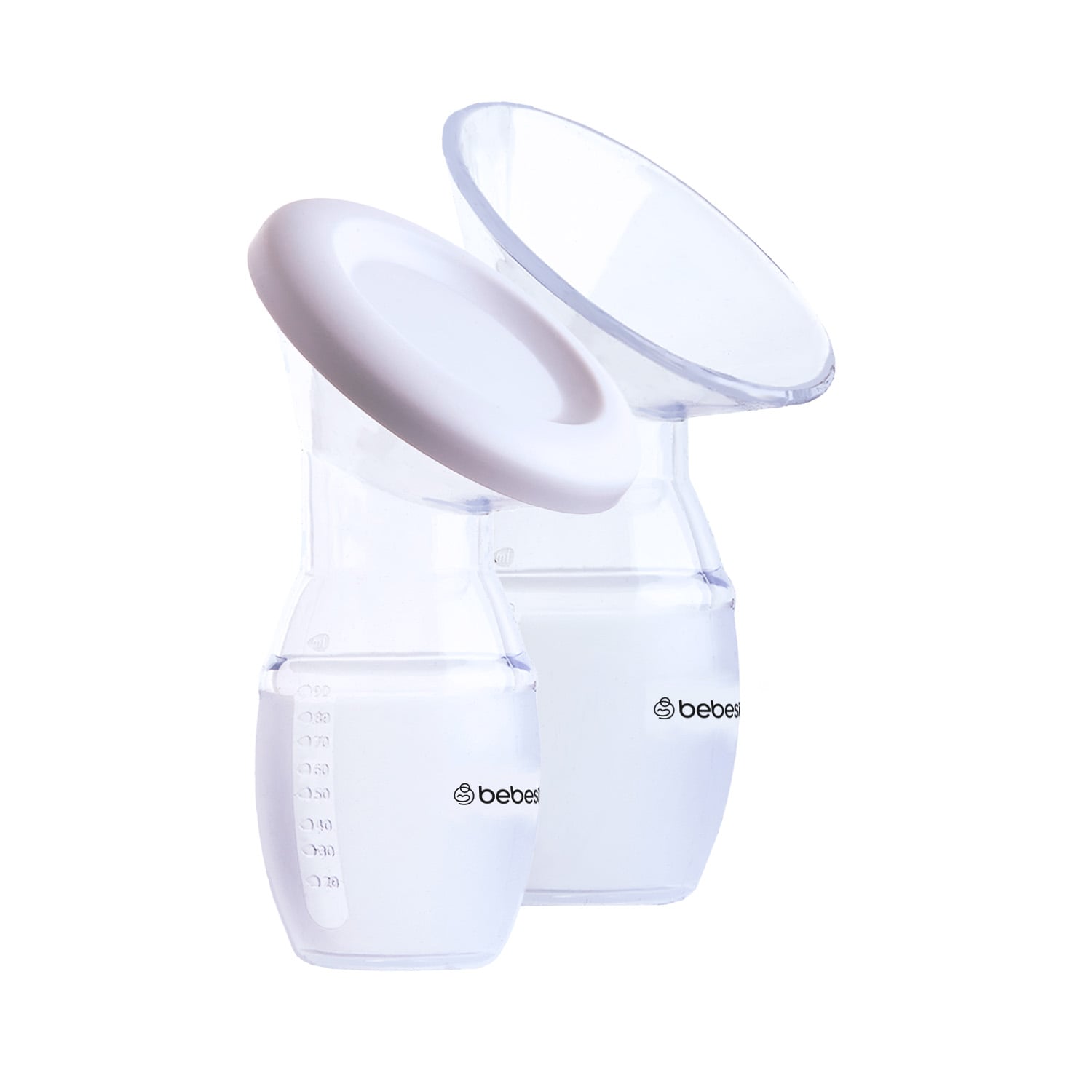 PACK X 2 COLECTOR EXTRACTOR MANUAL DE LECHE MATERNA BEBESIT - 1