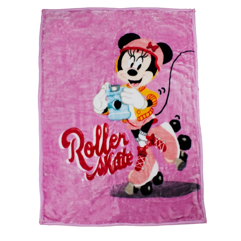 FRAZADA ULTRA SOFT MINNIE ROLLER 80X110CM ROSADO DISNEY - 2