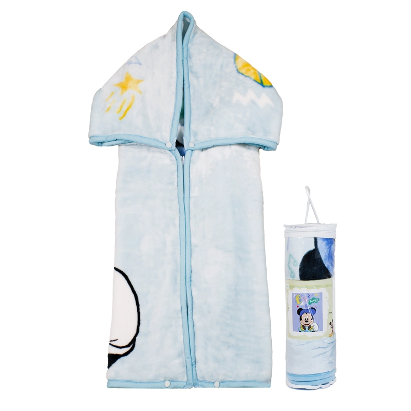 SACO CON BROCHE ULTRA SOFT MICKEY MUSIC 80X110CM CELESTE - 2