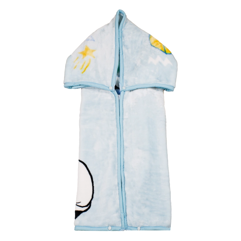 SACO CON BROCHE ULTRA SOFT MICKEY MUSIC 80X110CM CELESTE - 3