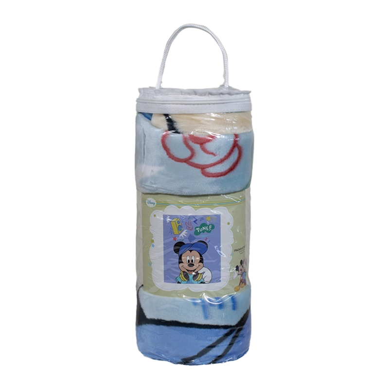 FRAZADA ULTRA SOFT MICKEY MUSIC 110X140CM CELESTE DISNEY - 3