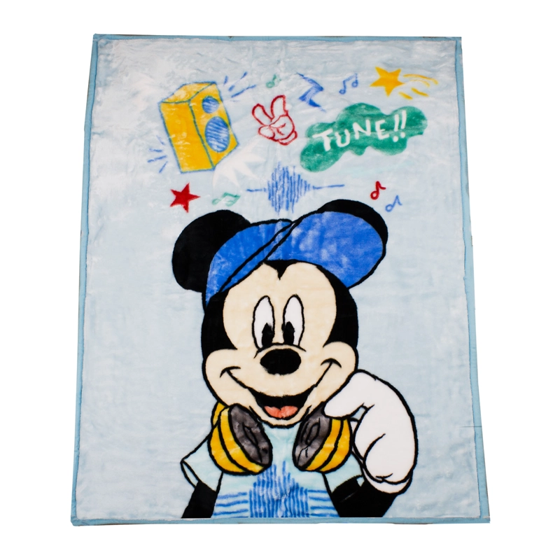 FRAZADA ULTRA SOFT MICKEY MUSIC 80X110CM CELESTE DISNEY - 2