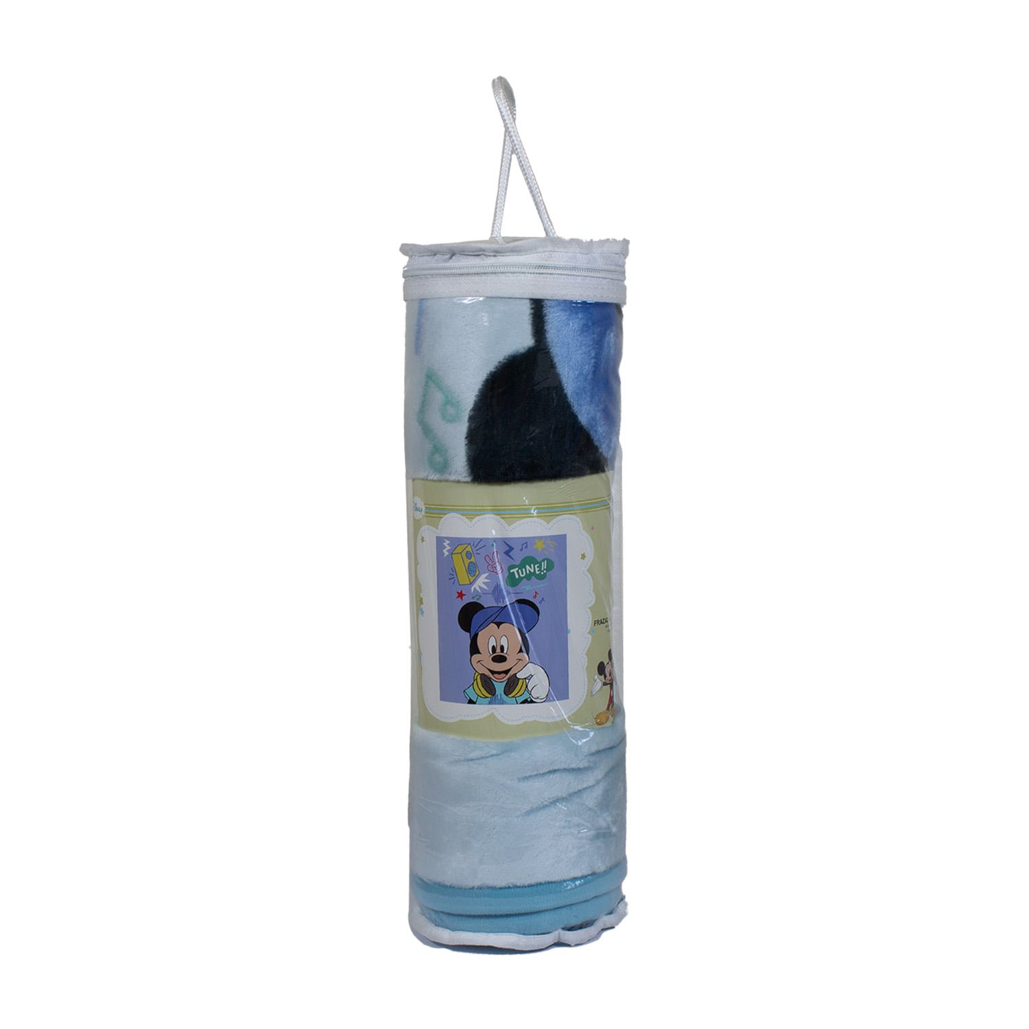 FRAZADA ULTRA SOFT MICKEY MUSIC 80X110CM CELESTE DISNEY - 3