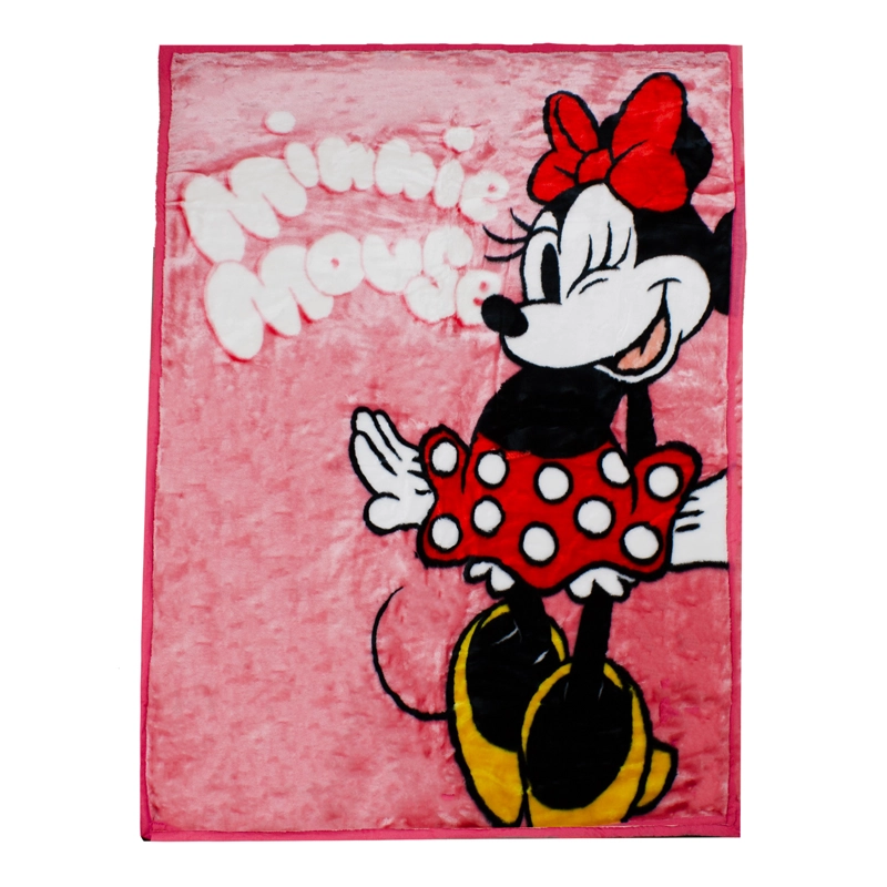 FRAZADA ULTRA SOFT MINNIE MOUSE 80X110CM ROSADO DISNEY - 2